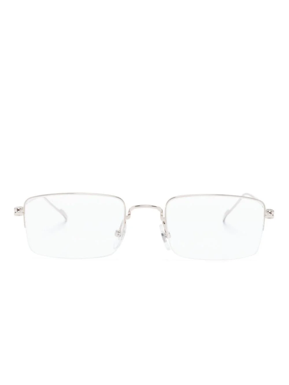 rectangular-frame metal glasses - 1