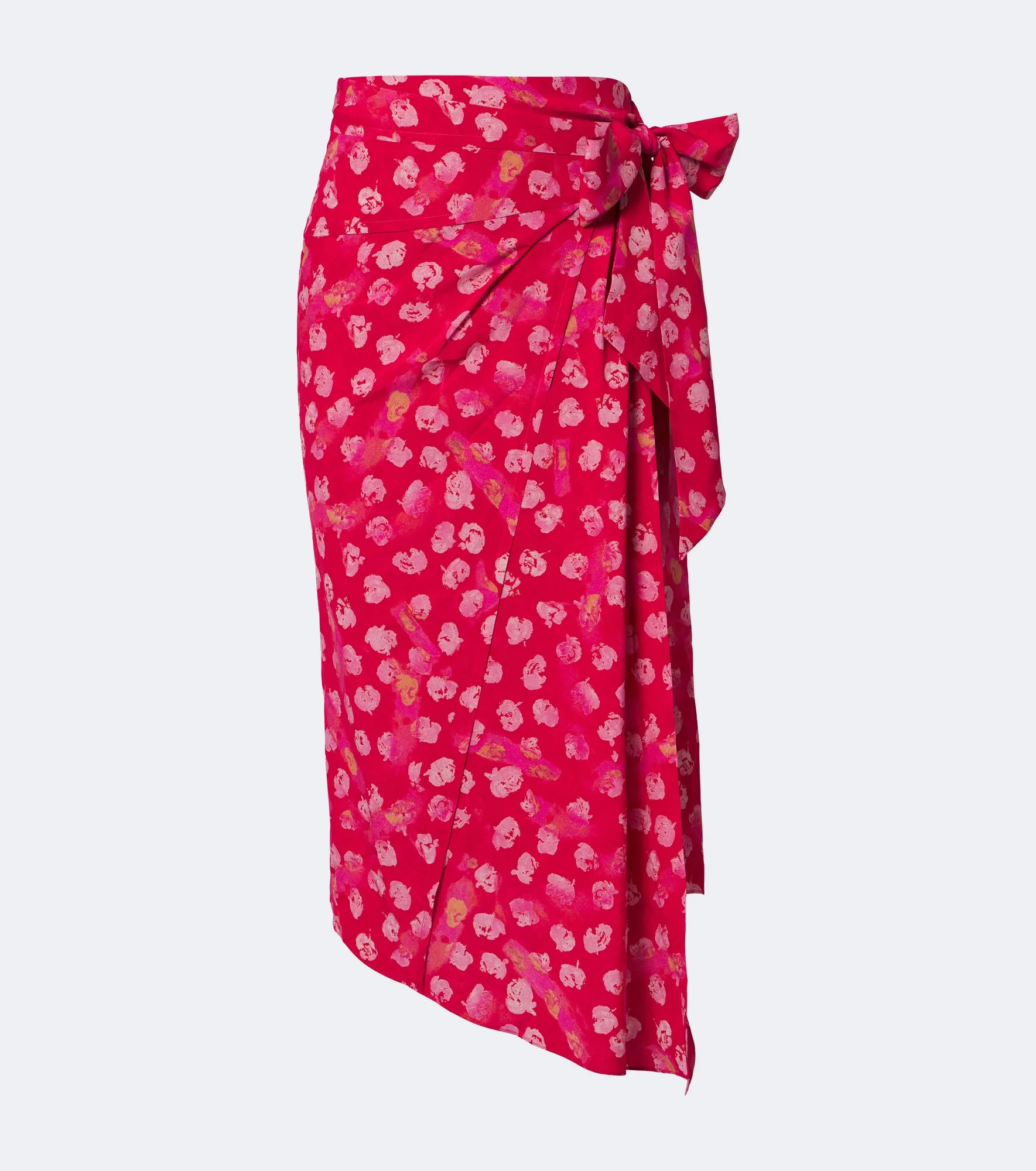 Faniry floral silk-blend midi skirt - 1