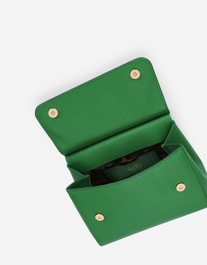 Small Sicily bag in Dauphine calfskin 5