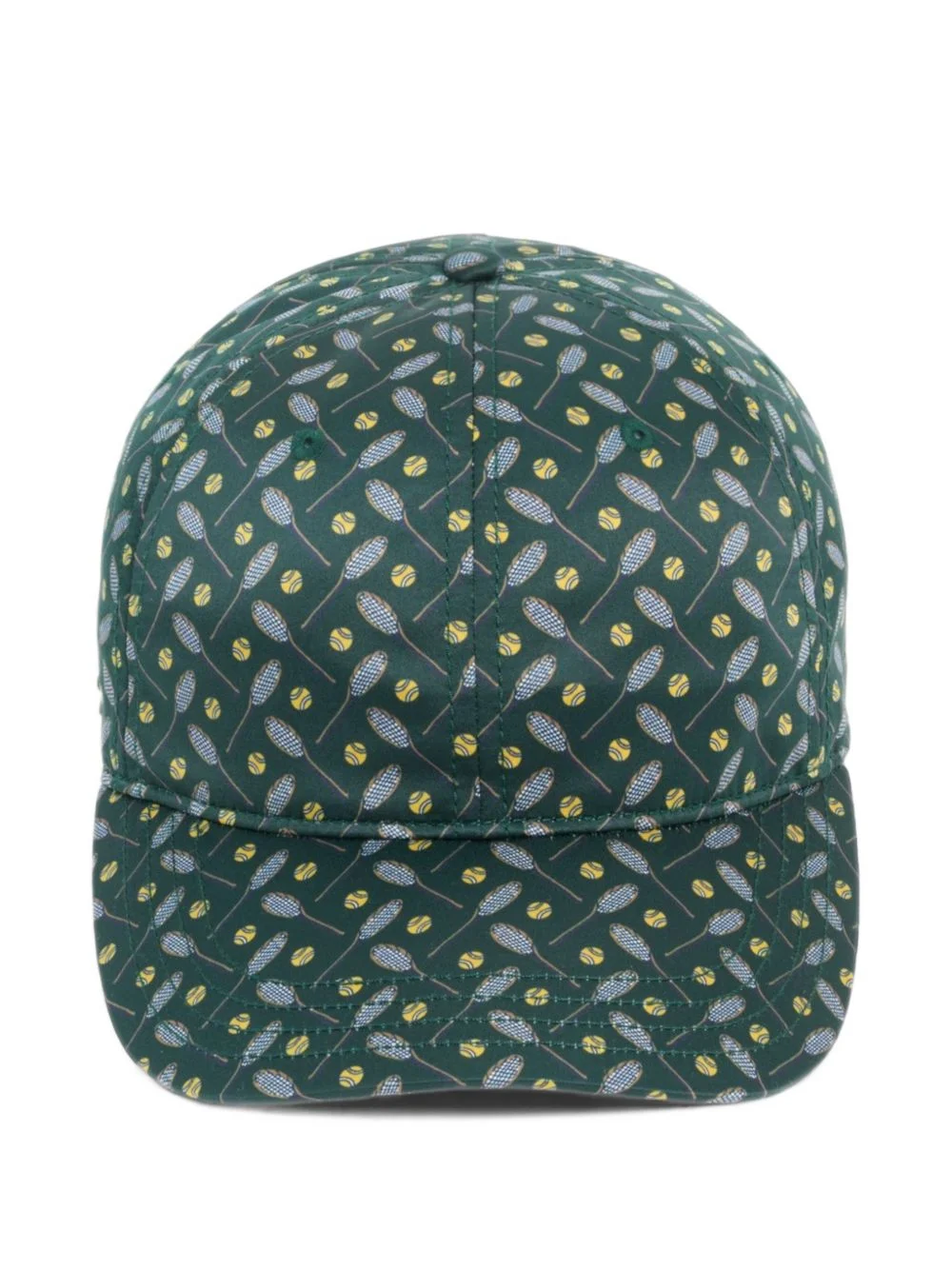 tie-accent satin cap - 1