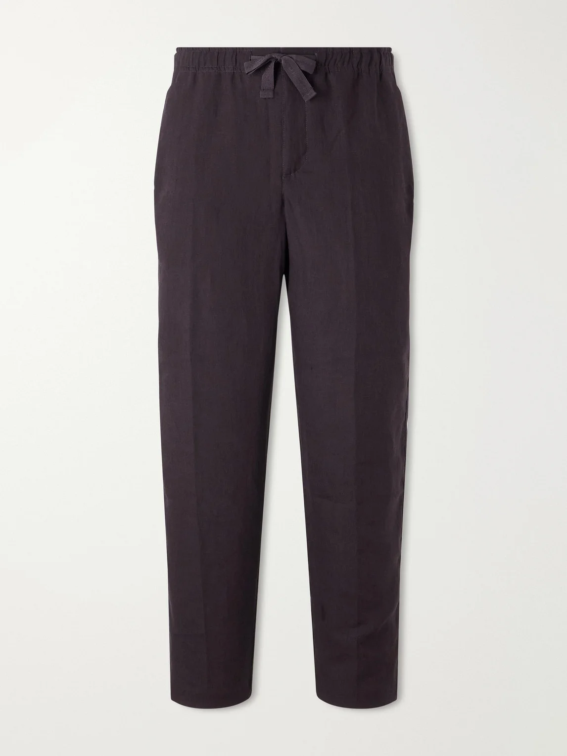 Alex Straight-Leg Linen Trousers - 1