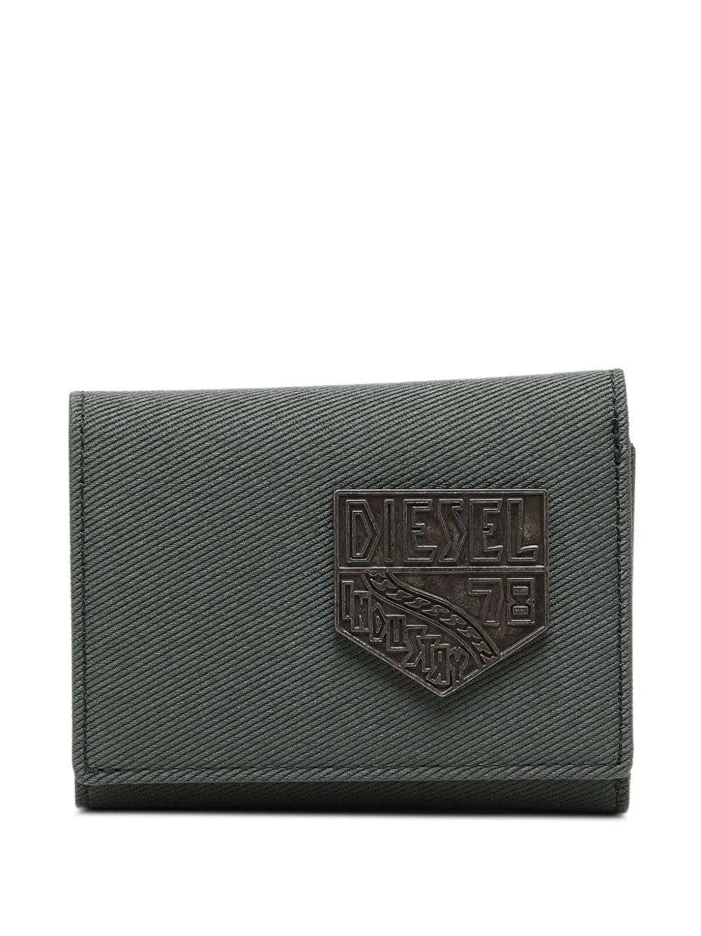 tri-fold logo-patch wallet - 1