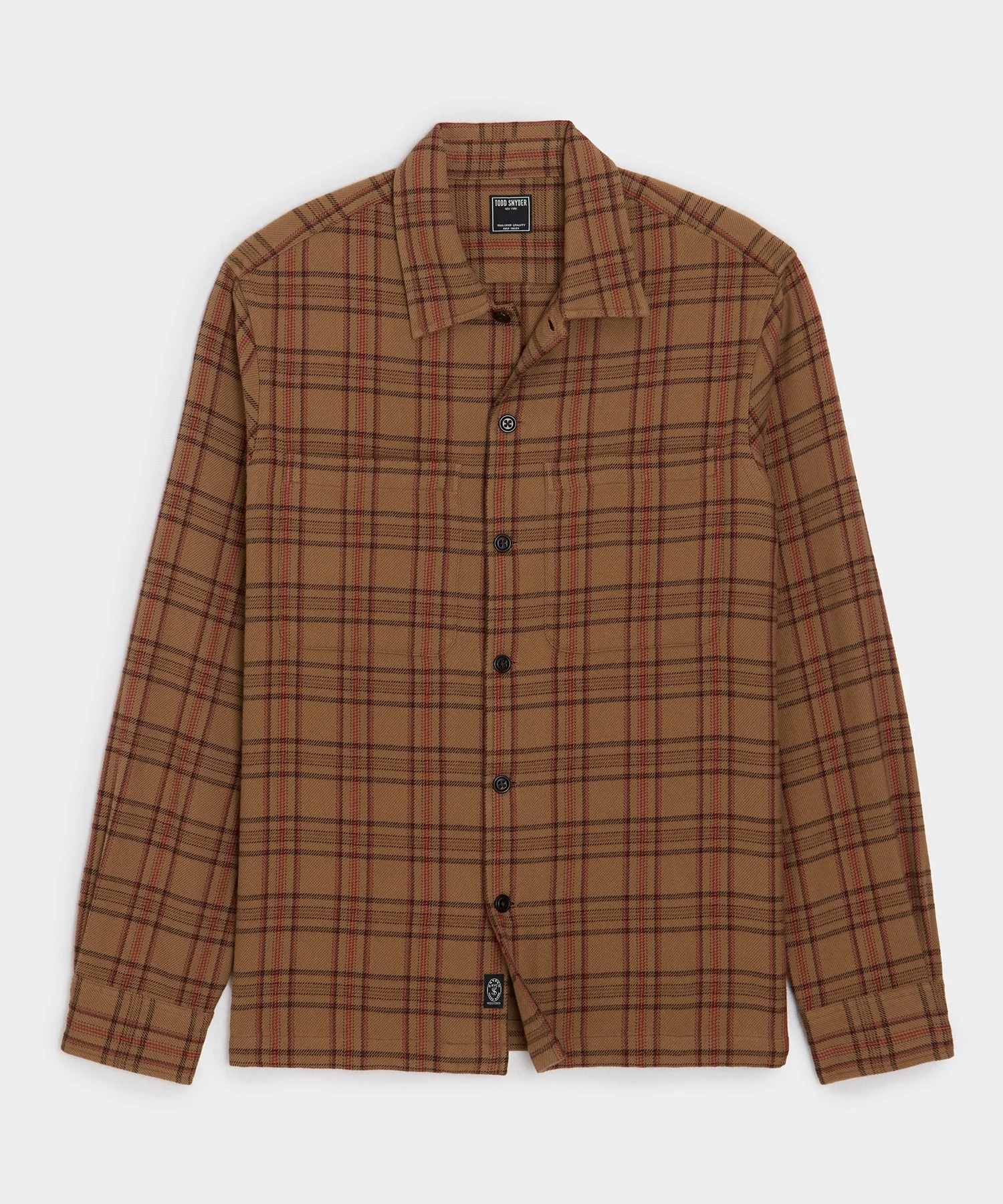 Italian Double-Brushed Flannel Shirt - 1