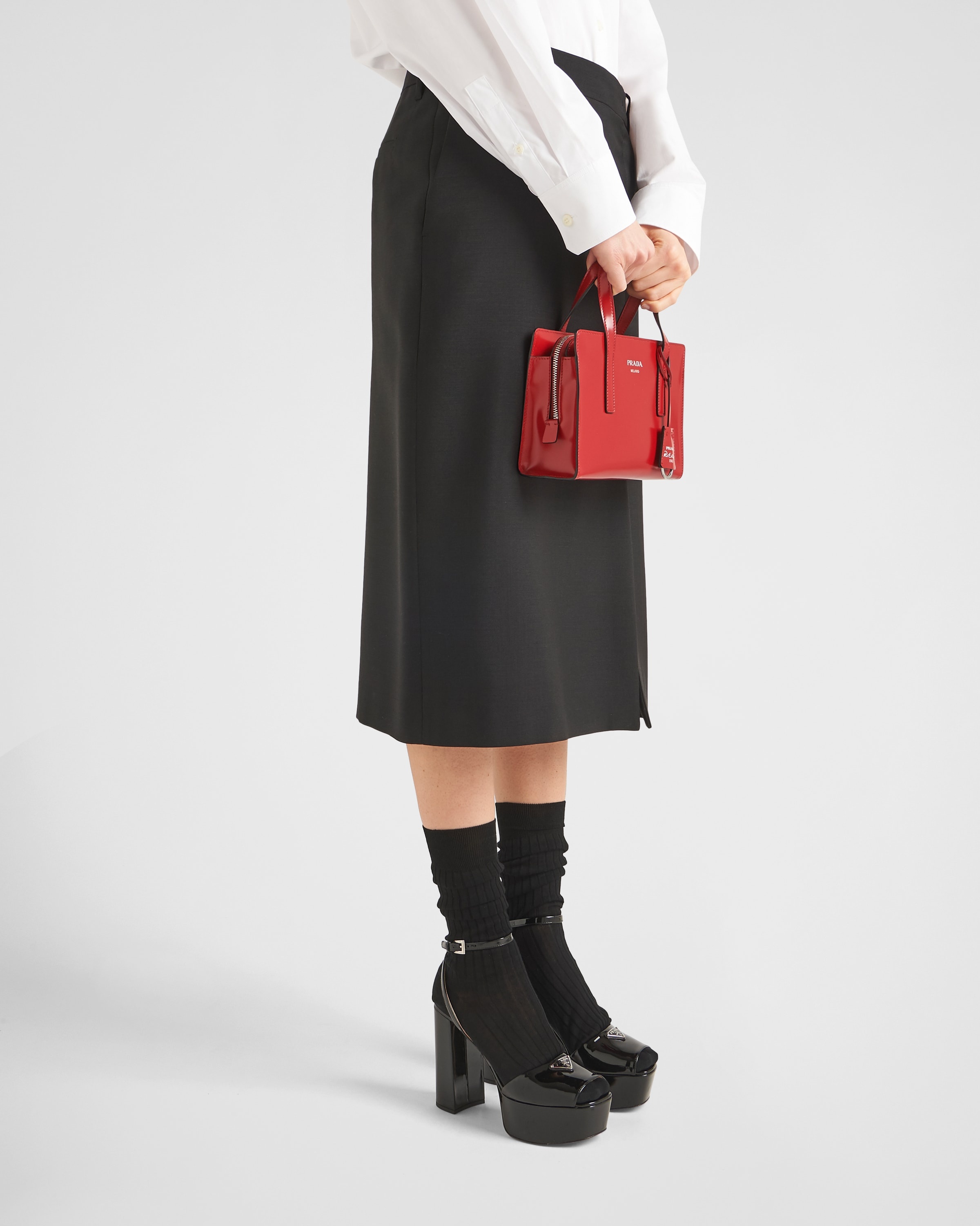 Patent leather platform sandals - 3