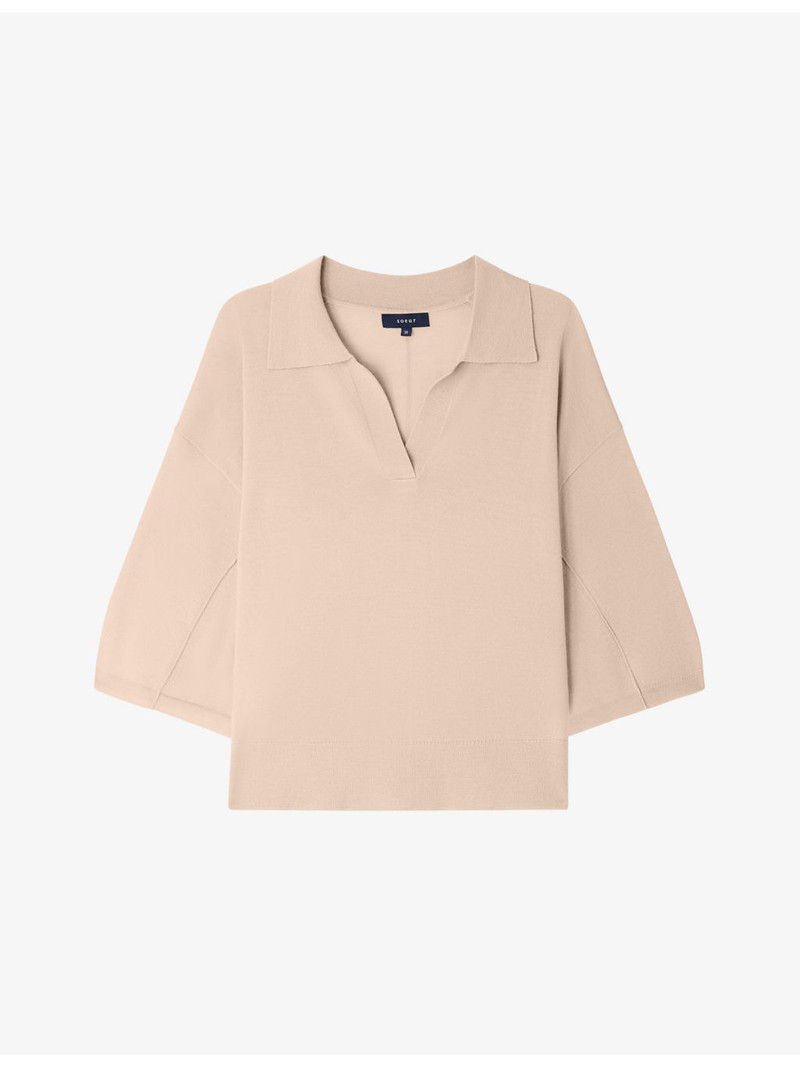 Elton Polo-Collar Merino-Wool Jumper 1