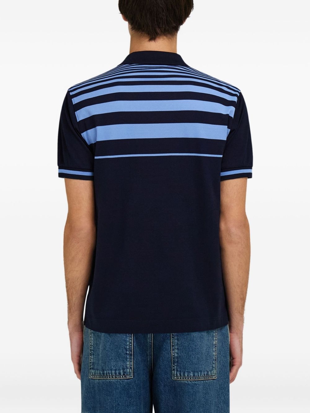 striped polo shirt - 3