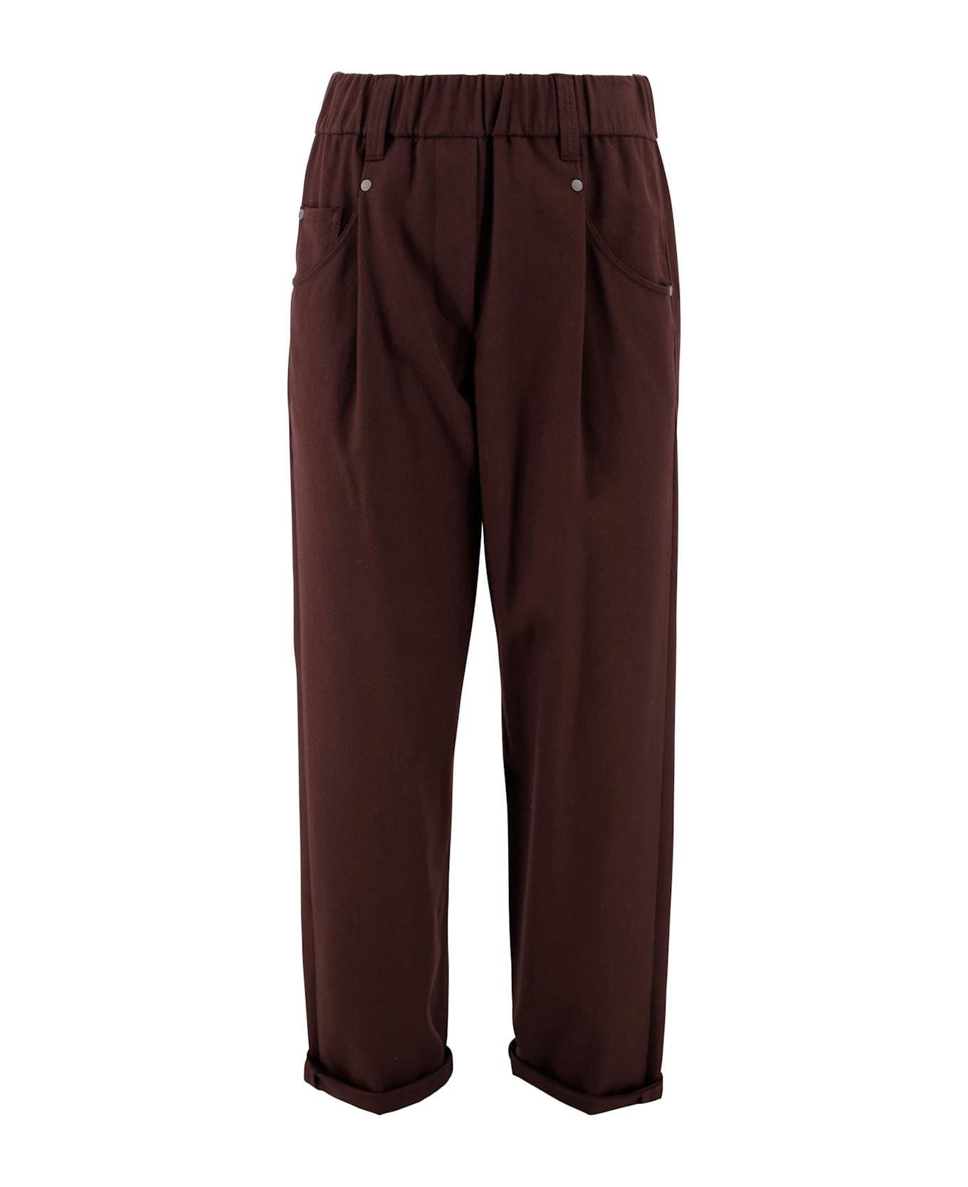 Baggy Cotton Trousers - 1