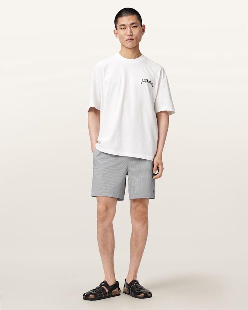 ALLSAINTS CIPHER STRIPED SWIM SHORTS outlook