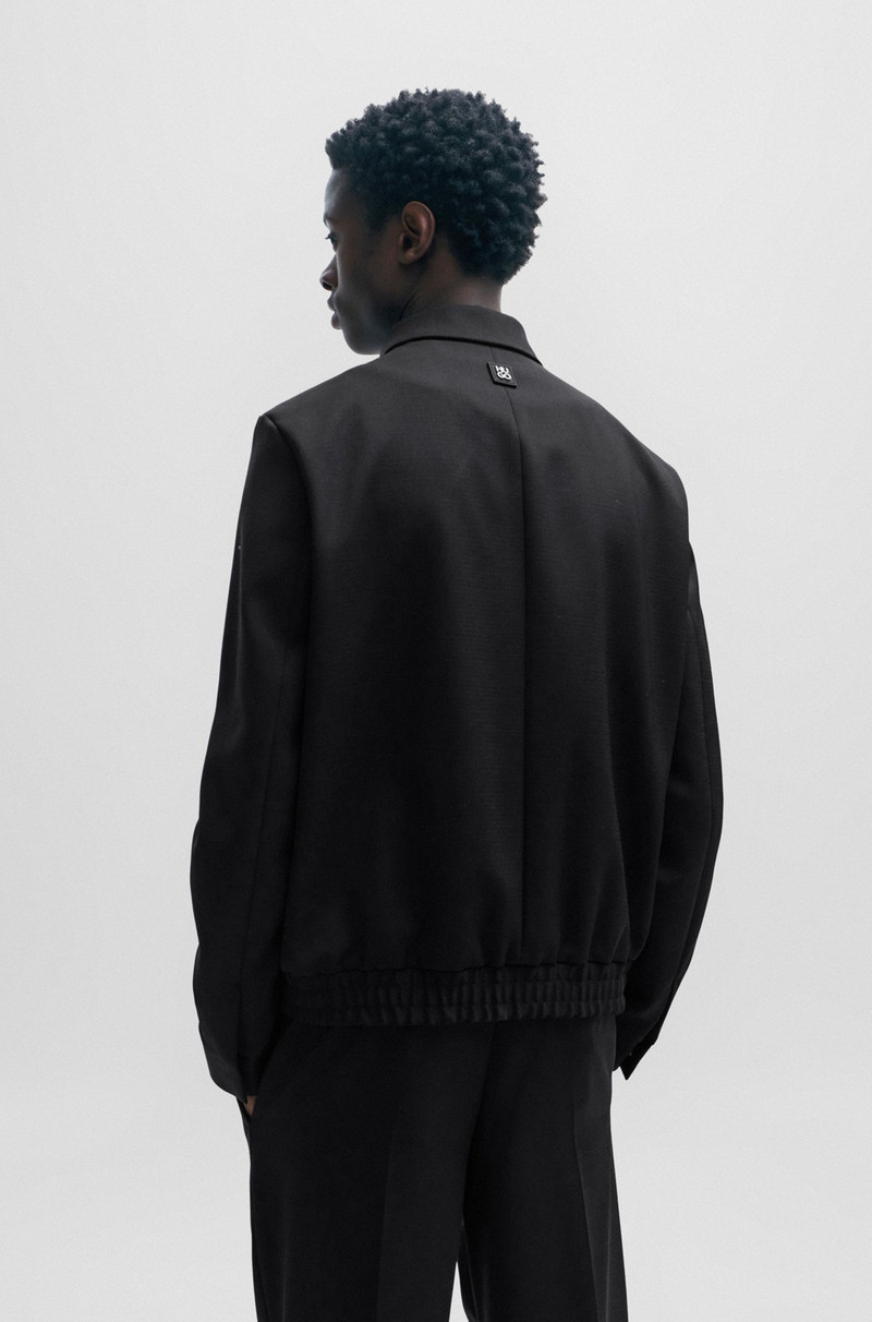 HUGO MODERN-FIT SUIT IN PERFORMANCE-STRETCH STRUCTURED CANVAS outlook