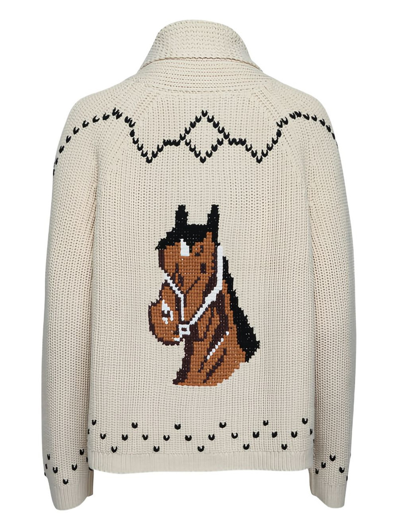 THE GREAT. The Horse Lodge cardigan outlook