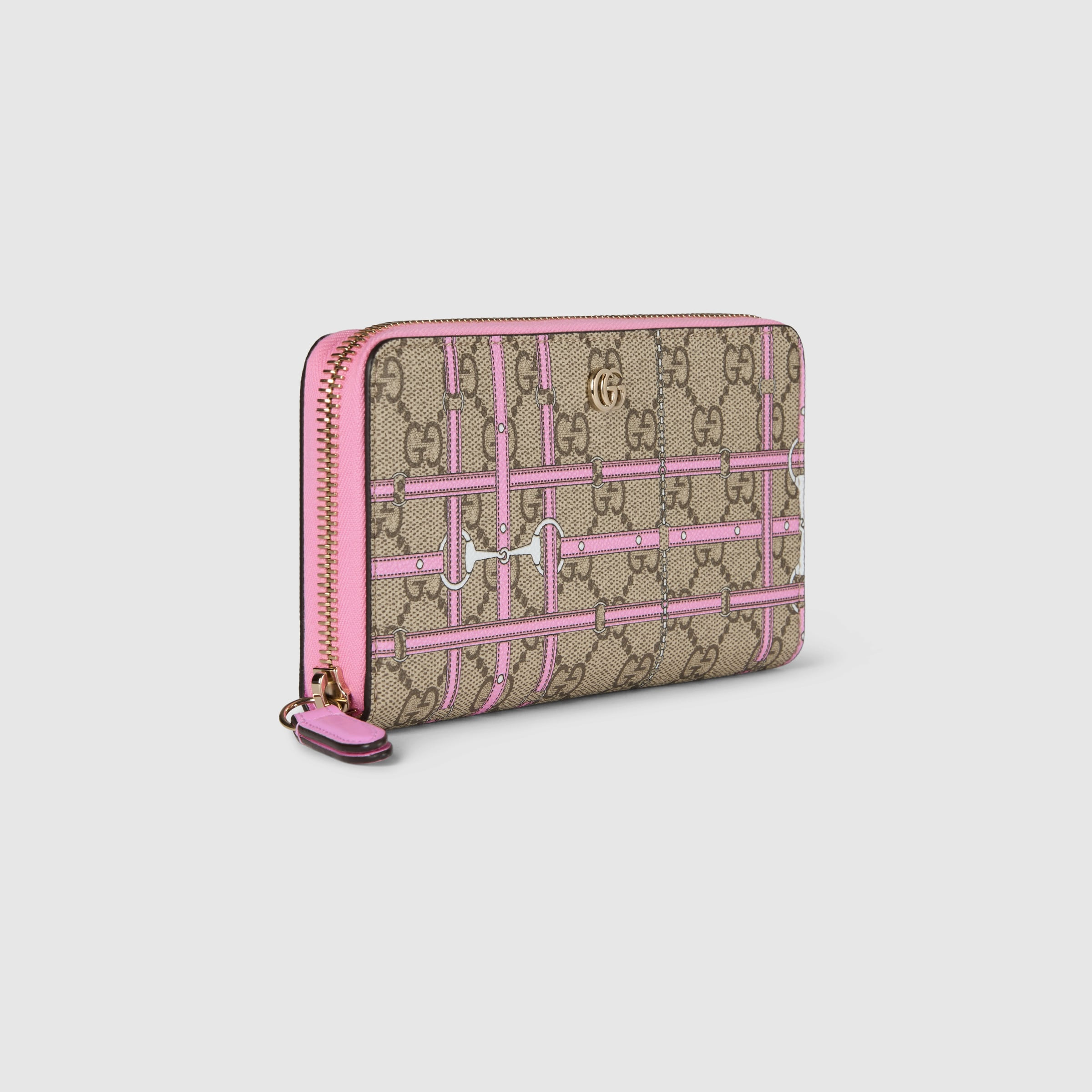 Zip around wallet with print - 3