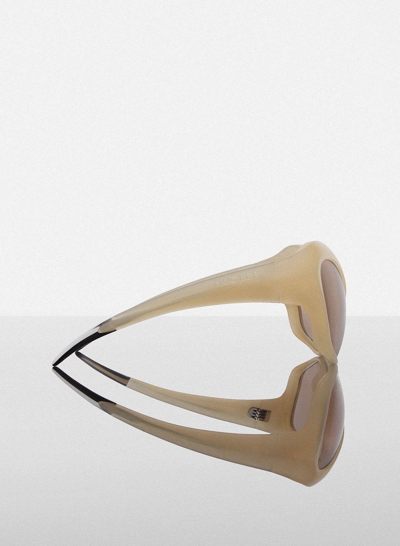nude cat eye sunglasses - 4