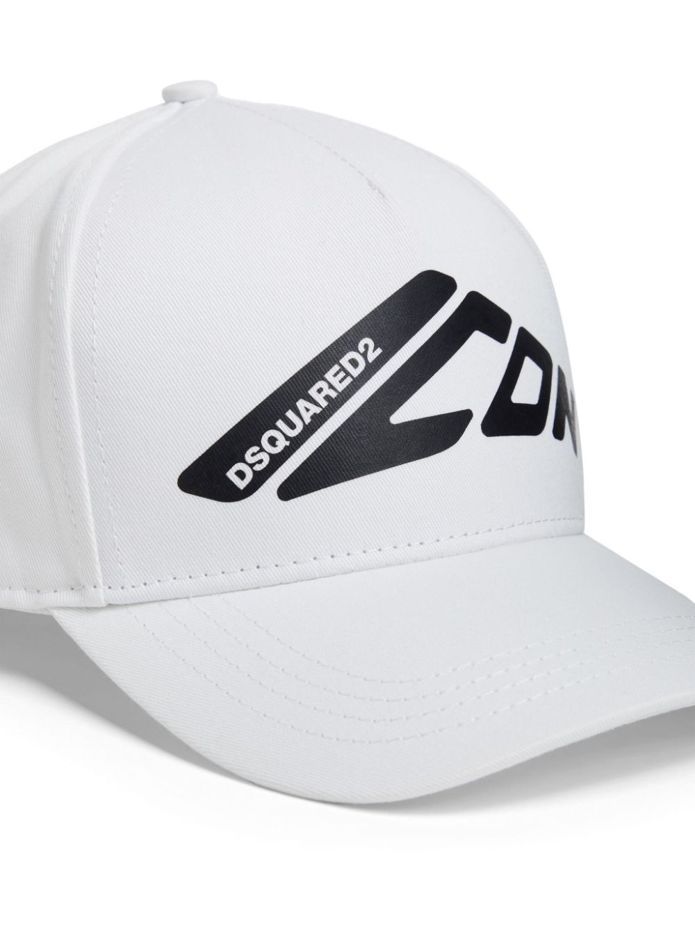 logo applique baseball cap - 3