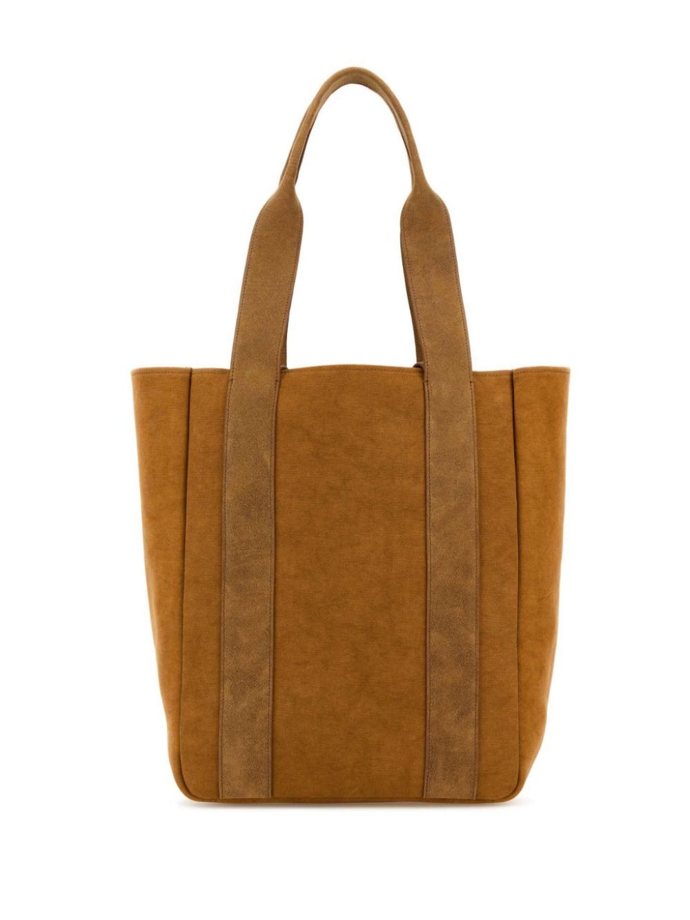 logo-patch two-tone canvas tote bag - 2