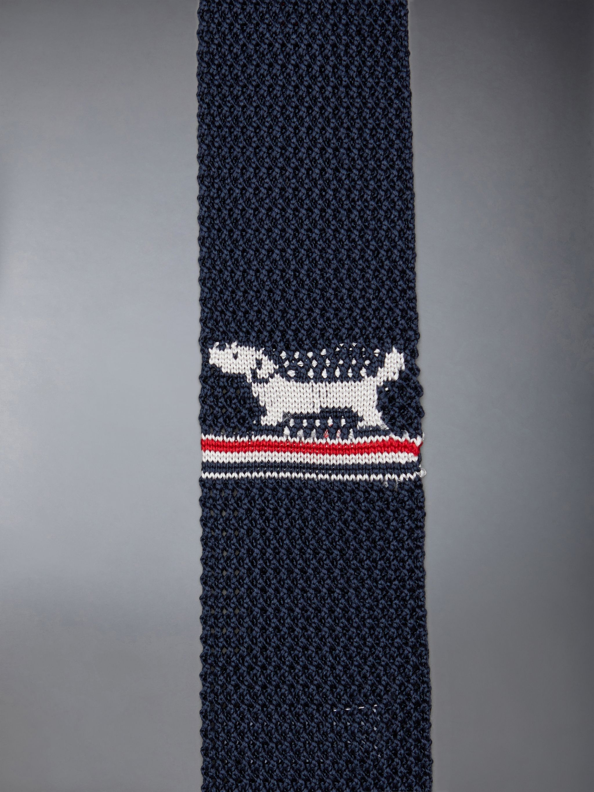 Silk Knit Stripe Hector Tie - 4