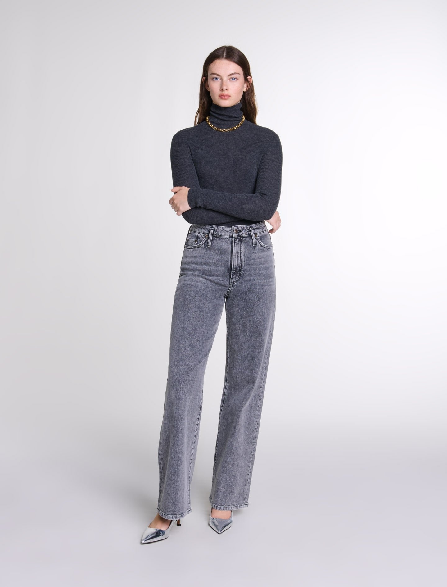 Wool and silk jumper - 2