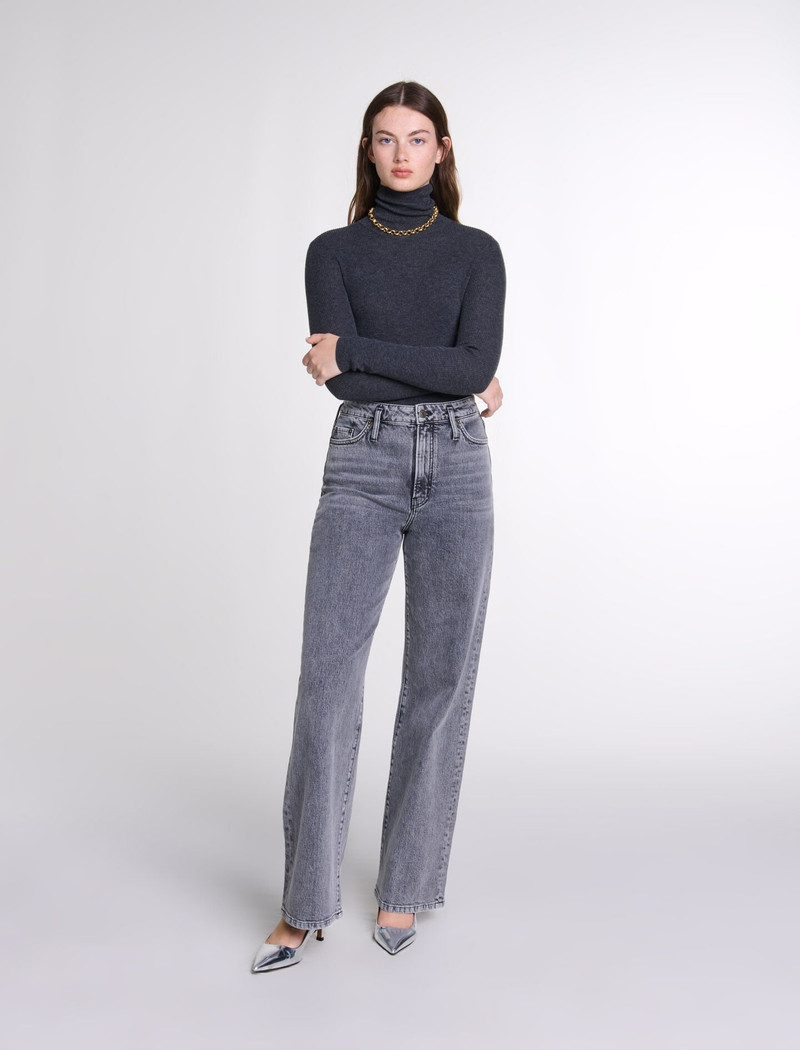 maje Wool and silk jumper outlook