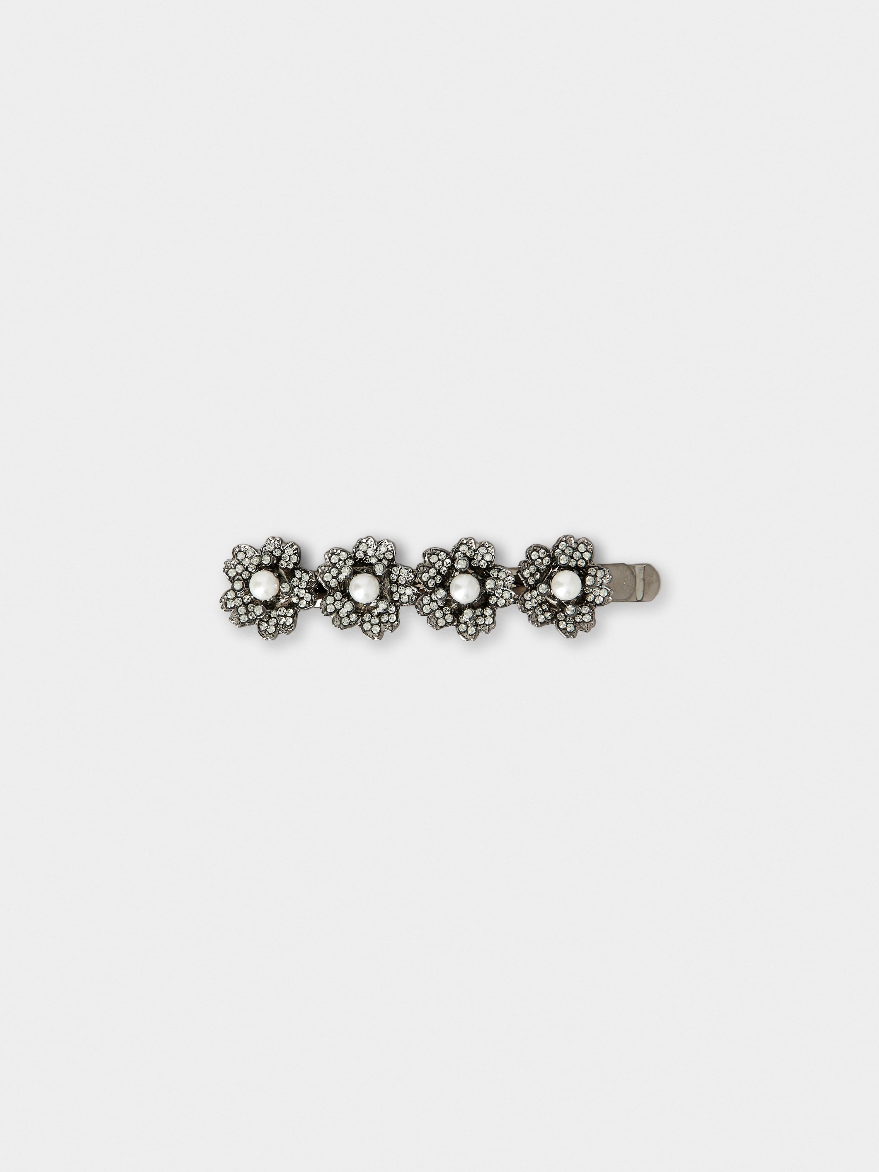 Bouquet Pearl Multiflowers Hair Clip - 1