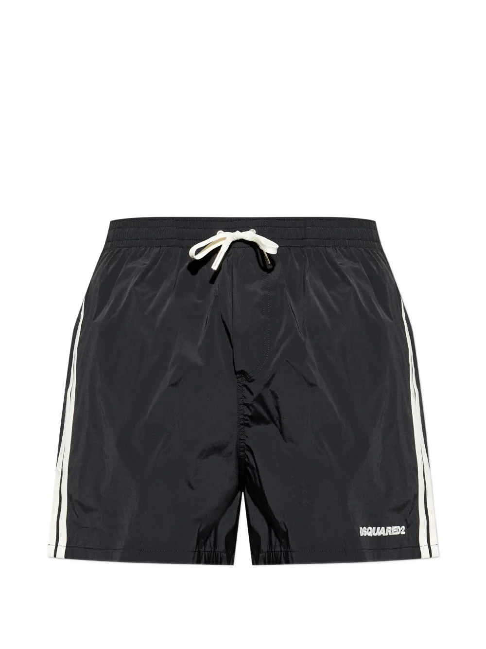 stripe swim shorts - 1
