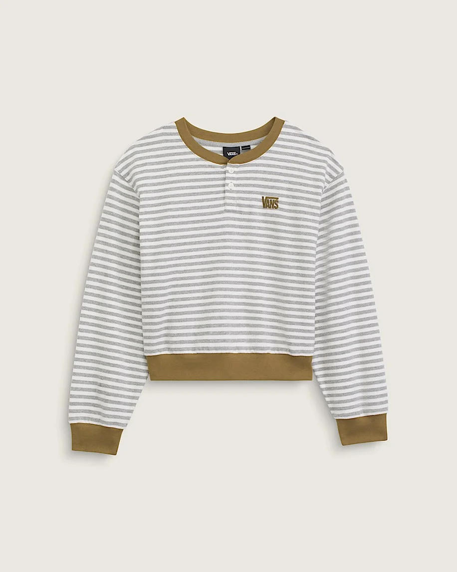 Molly Long Sleeve Henley - 1