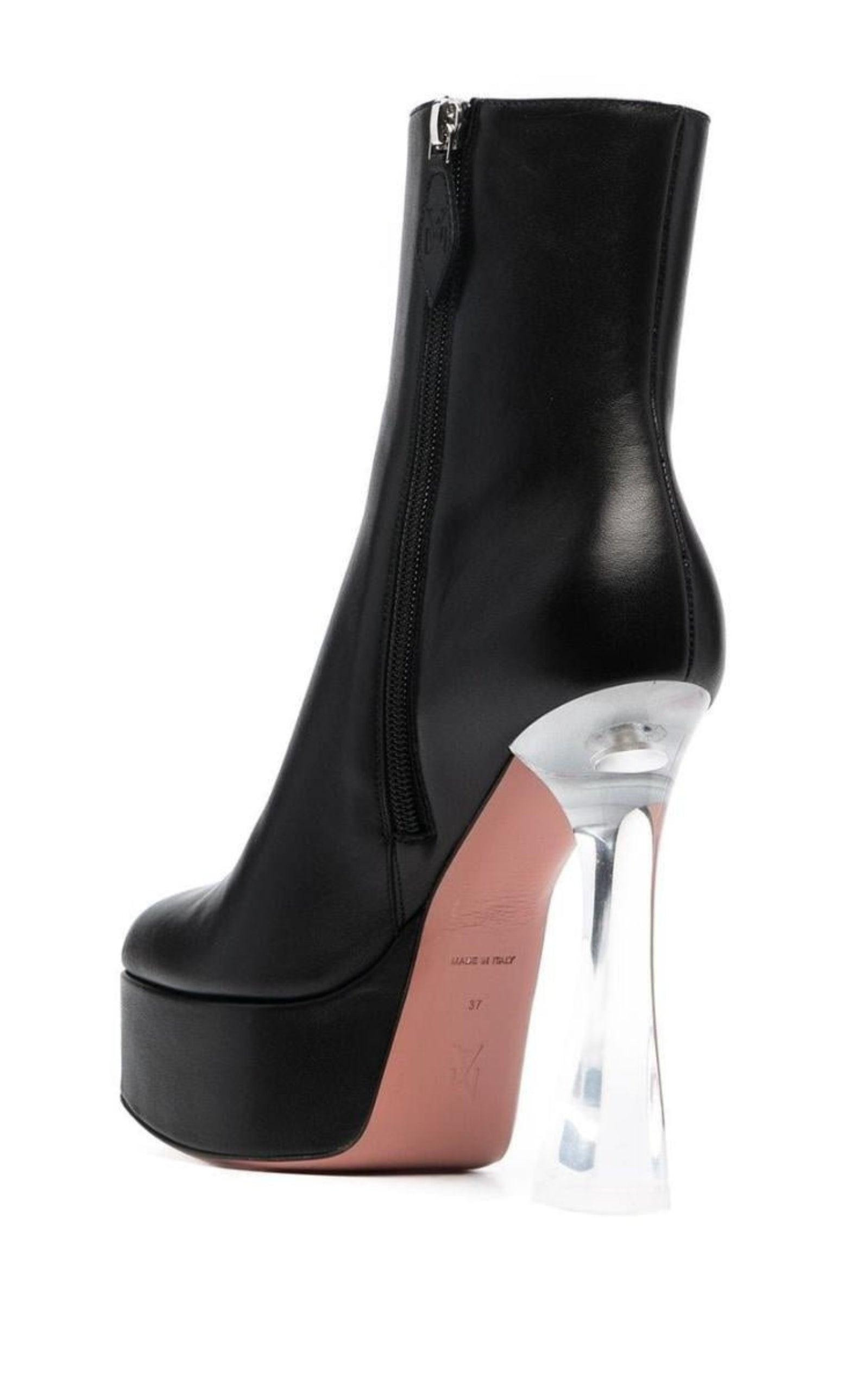 Dua Glass Ankle Boots - 7