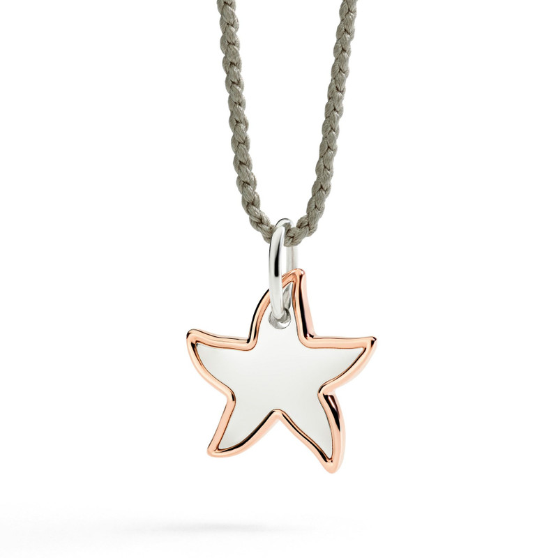 DoDo SILVER & ROSE GOLD XL STAR CHARM outlook