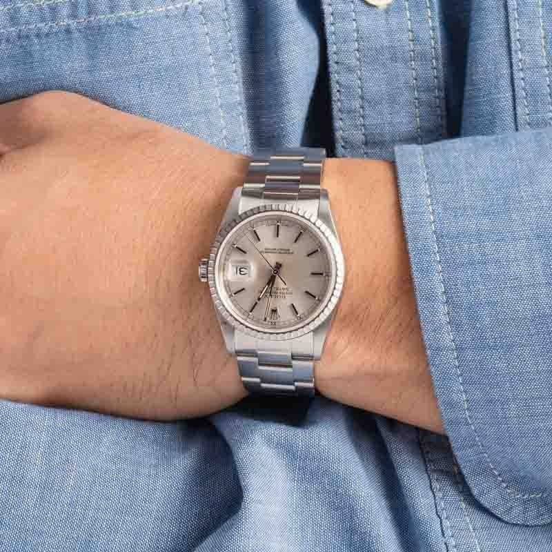 Rolex Datejust Ref 16220 Silver Dial - 5