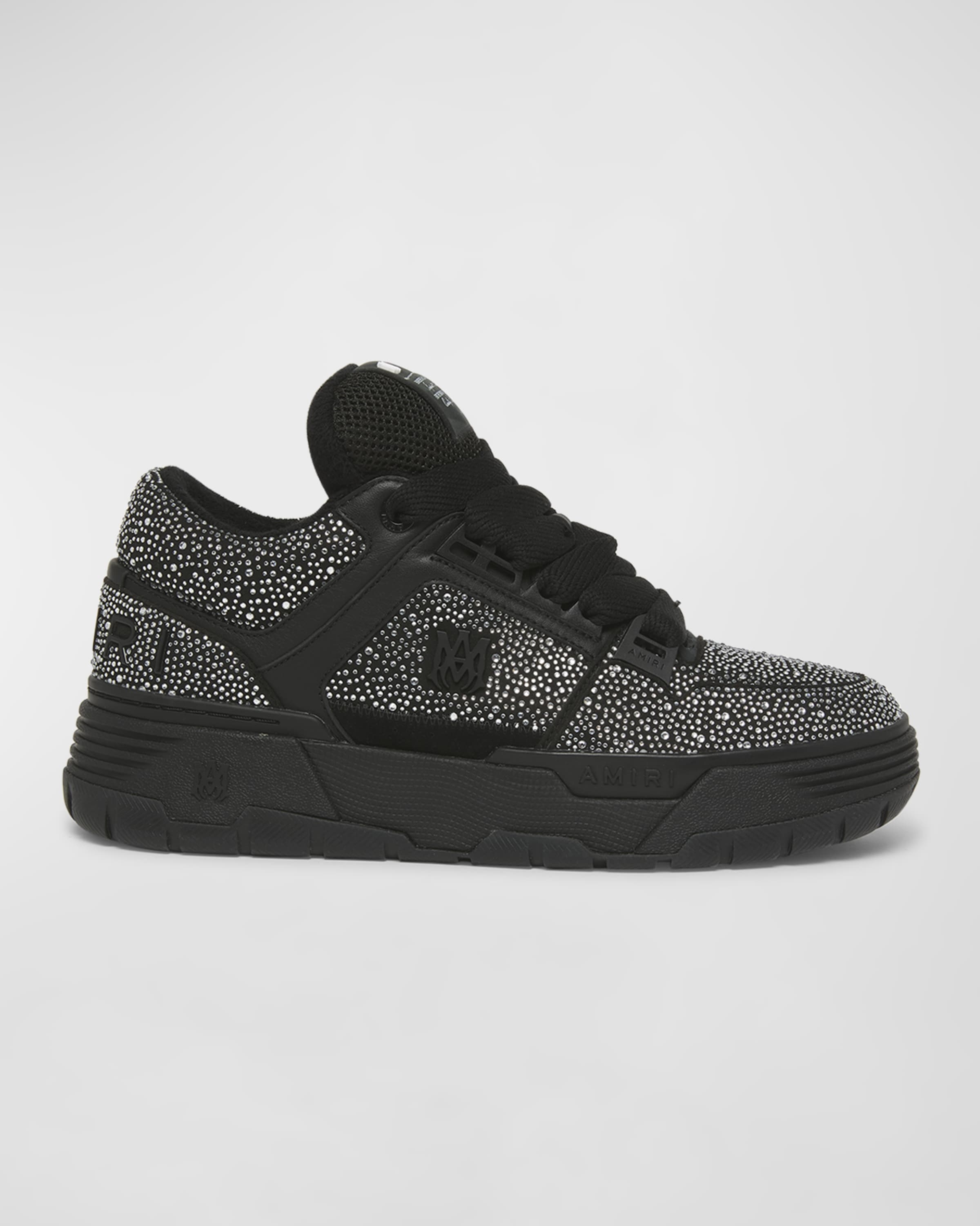 Men's MA-1 Crystalized Mesh Bicolor High-Top Sneakers - 1