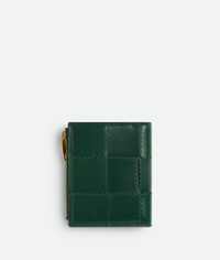 Bottega Veneta Small Cassette Bi-Fold Zip Wallet | REVERSIBLE