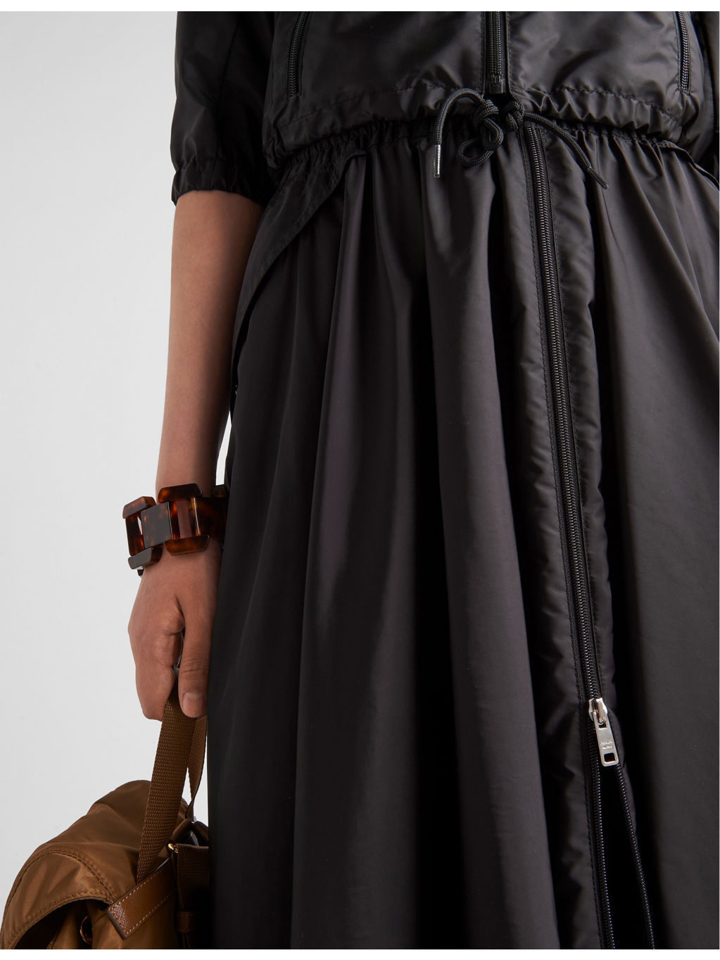 Re Nylon Logo-Embellished Woven Midi Skirt - 5