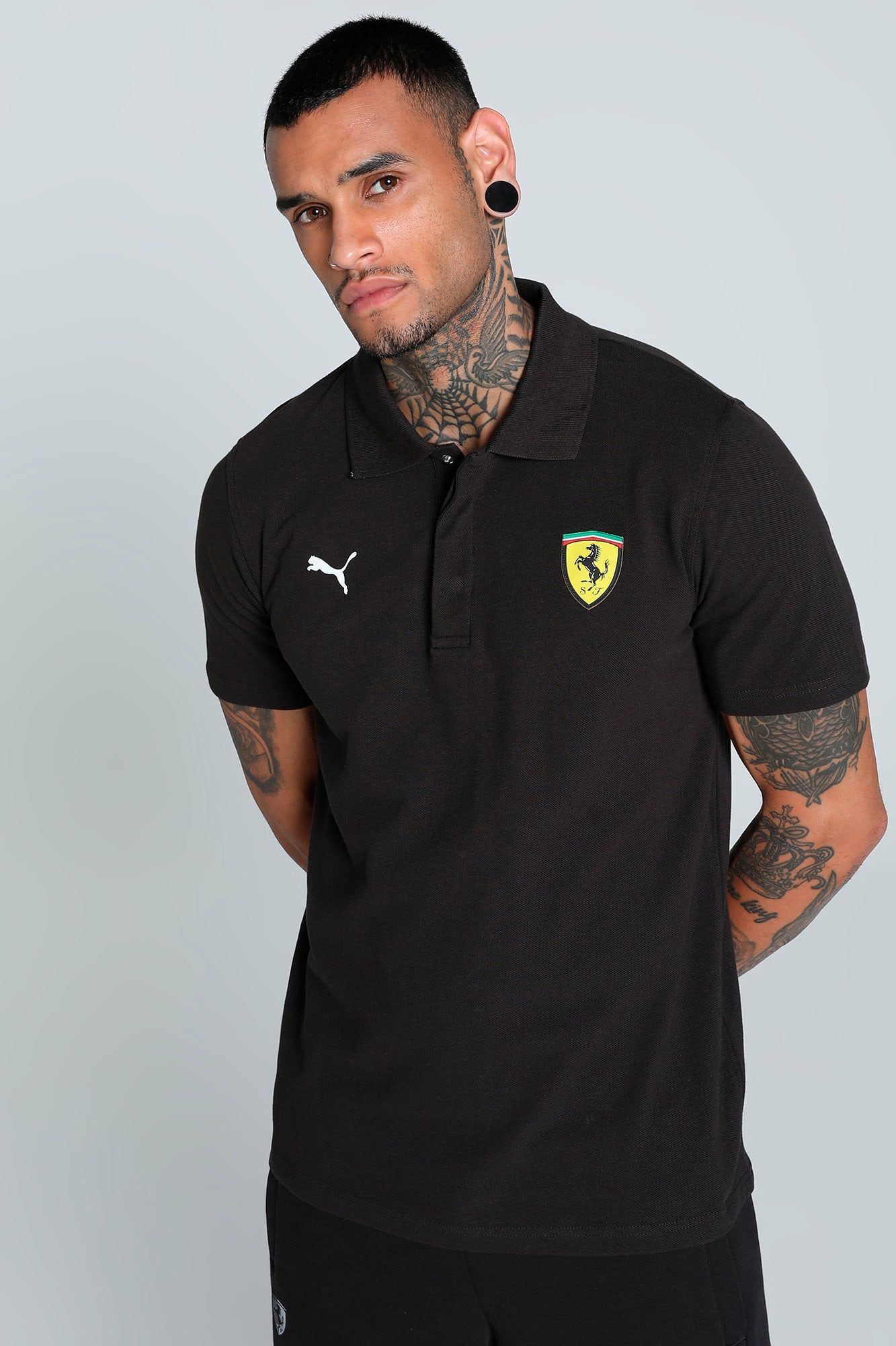 Scuderia Ferrari Race Men's Graphic Polo - 3