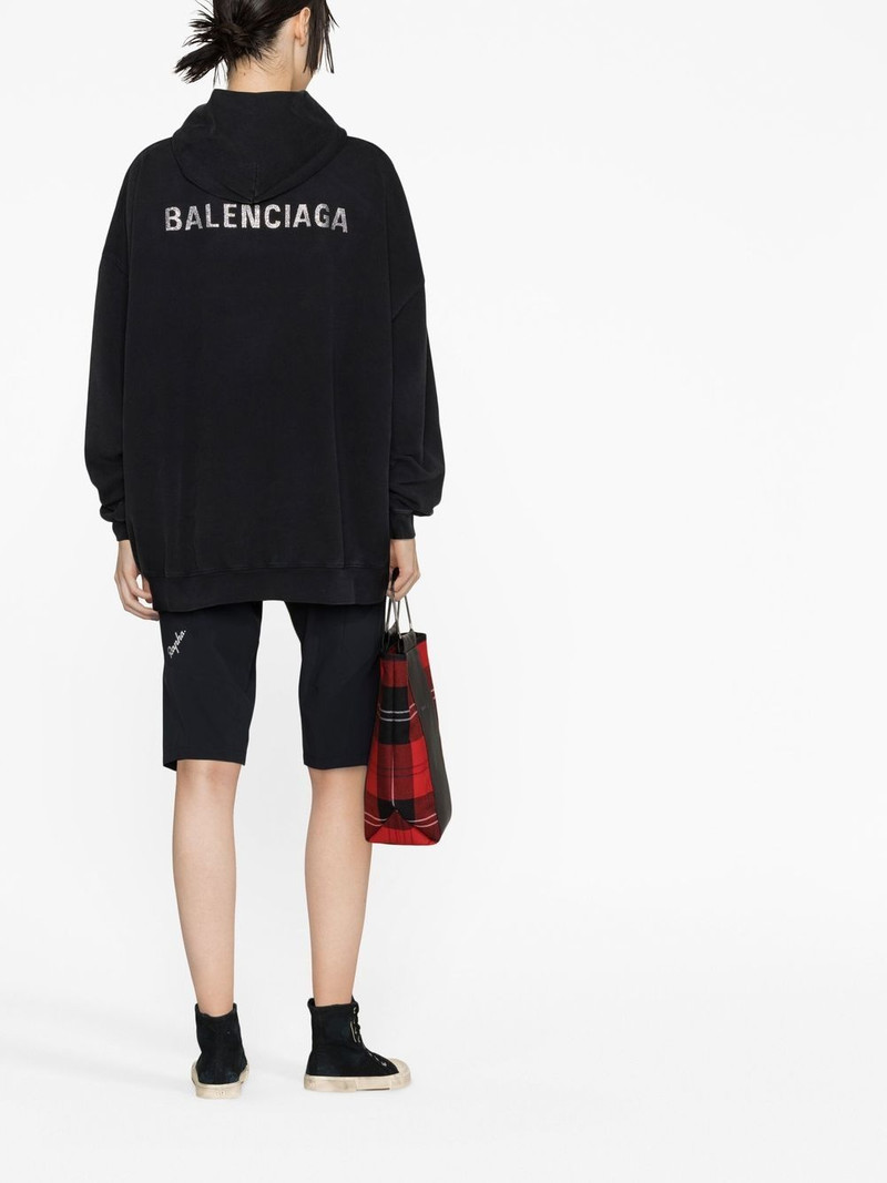 BALENCIAGA Large Fit long-sleeve hoodie outlook