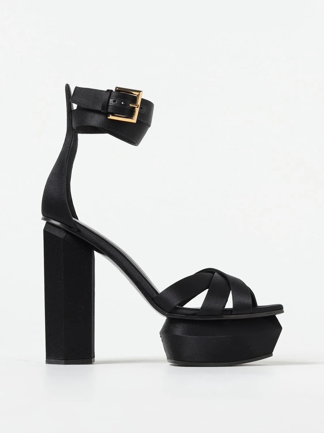 Balmain sandals in satin - 1