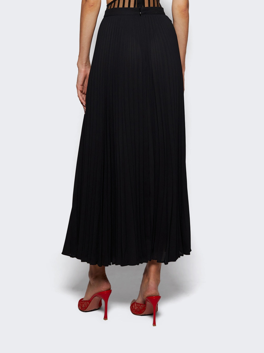 Pleated Skirt Black - 4