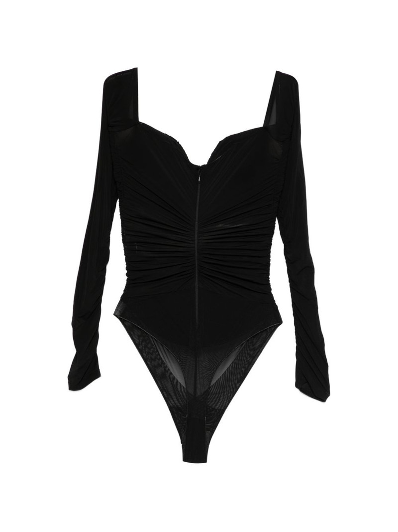 ELISABETTA FRANCHI ruched bodysuit outlook