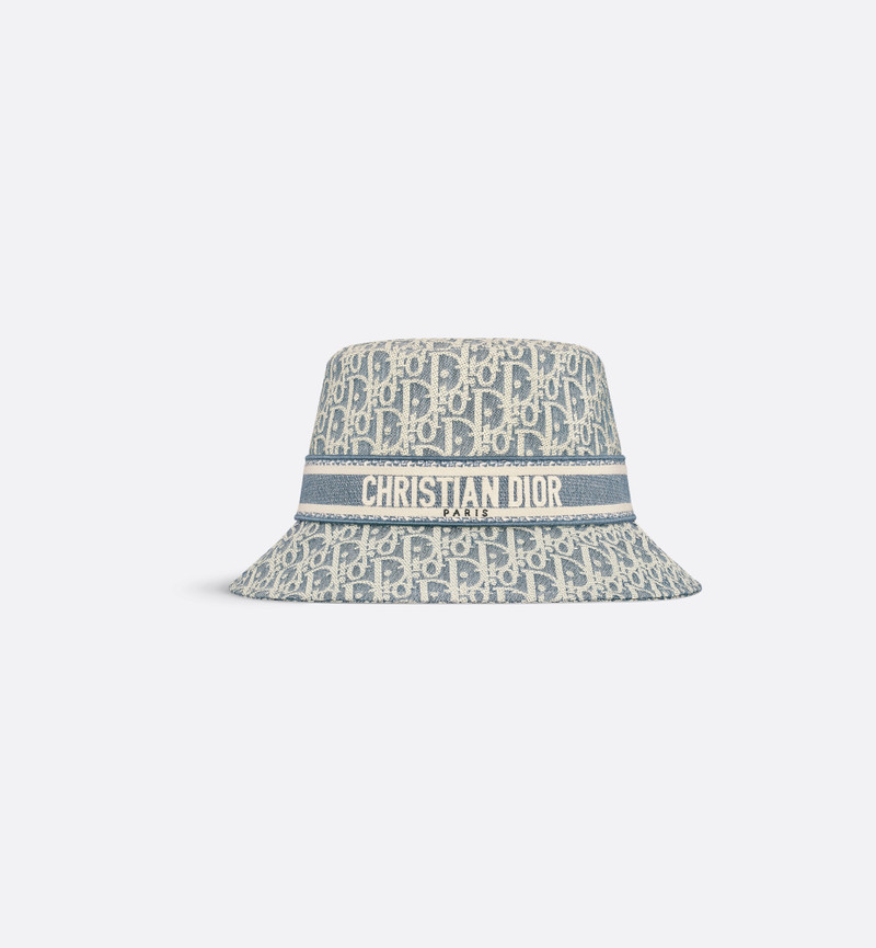 D-Bobby Dior Oblique Small Brim Bucket Hat 1