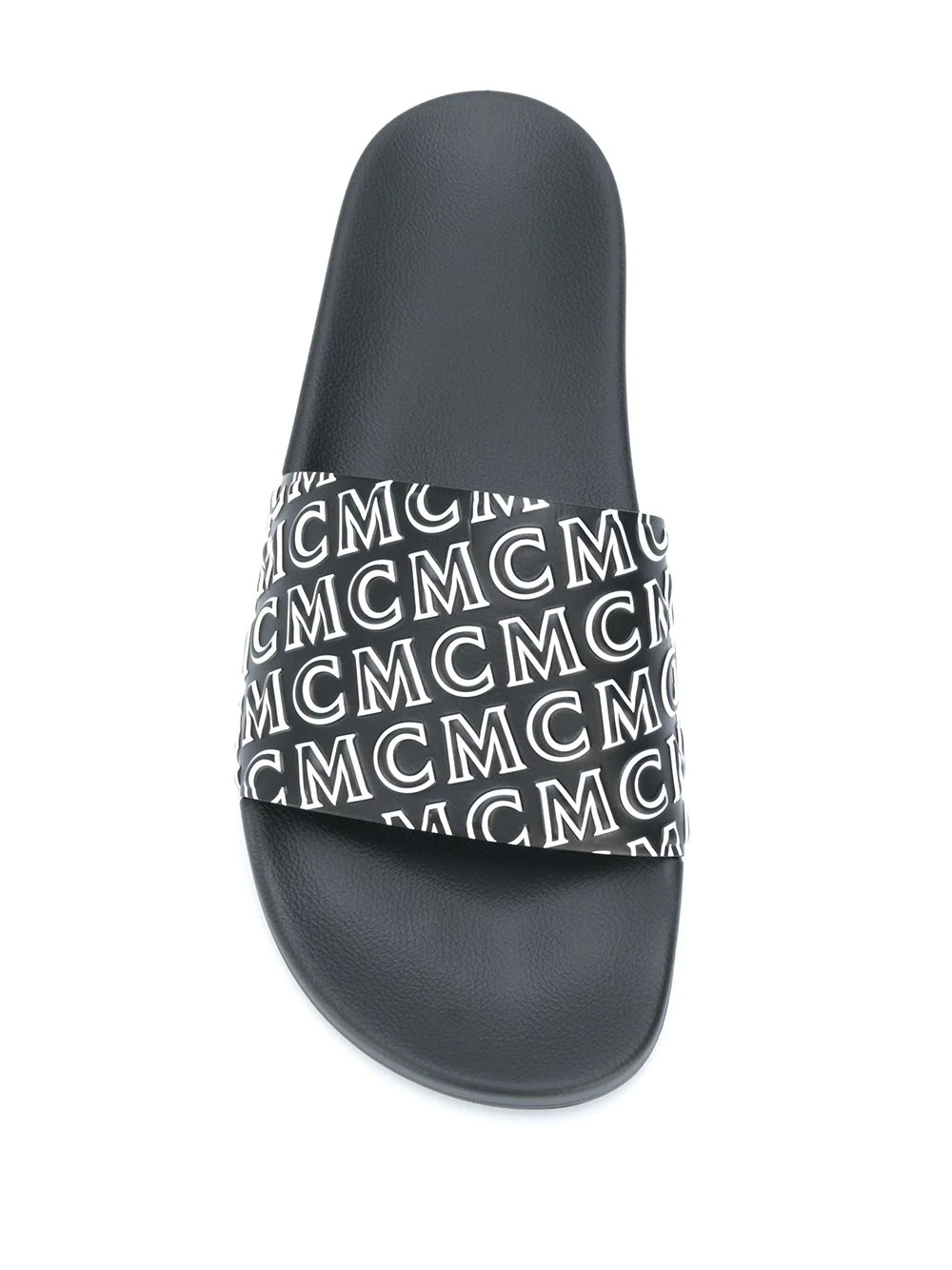 monogram logo pool slides - 4