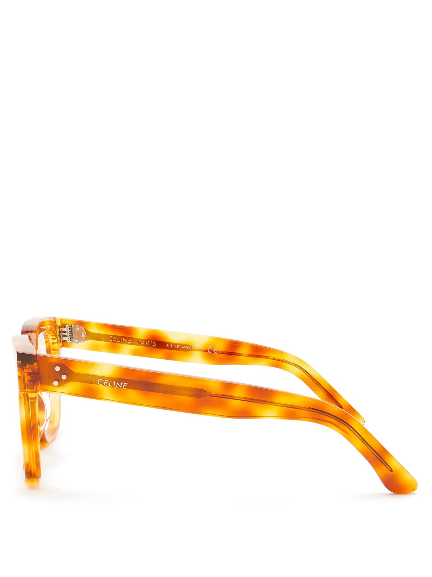 Square acetate glasses - 4