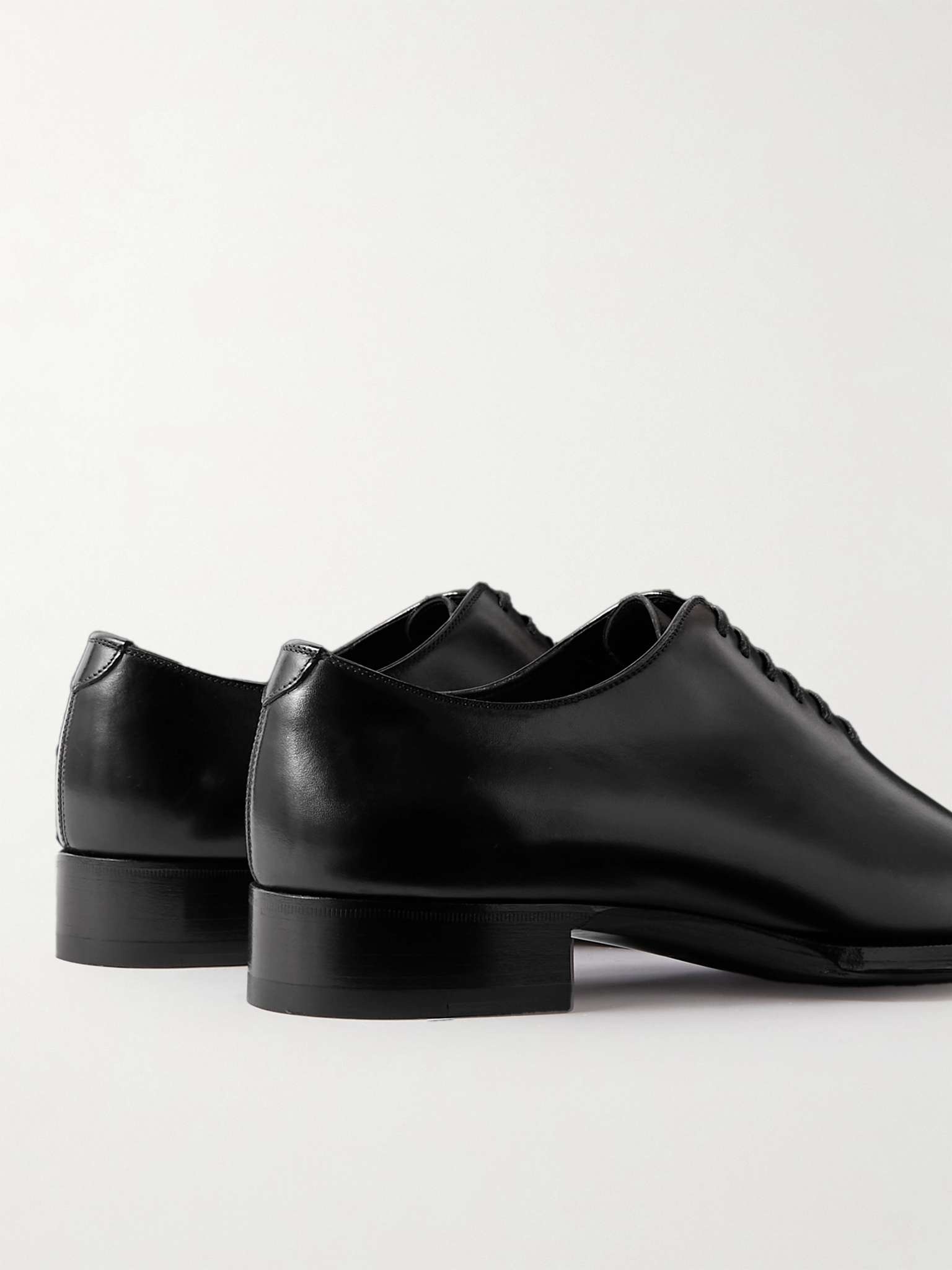 Elkan Whole-Cut Glossed-Leather Oxford Shoes - 5