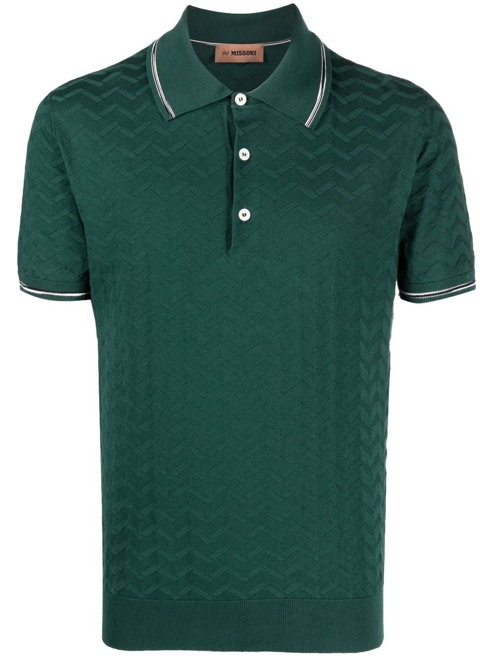 chevron  polo shirt - 1