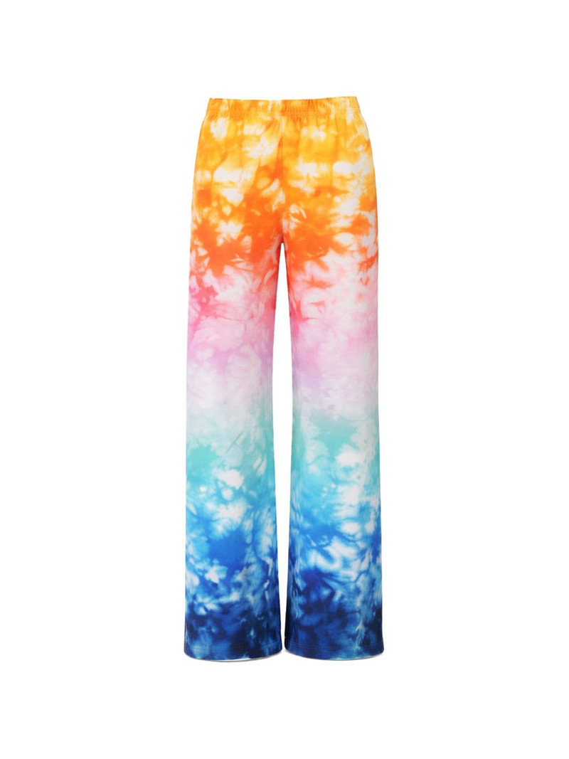 monogram tie dye trousers 1