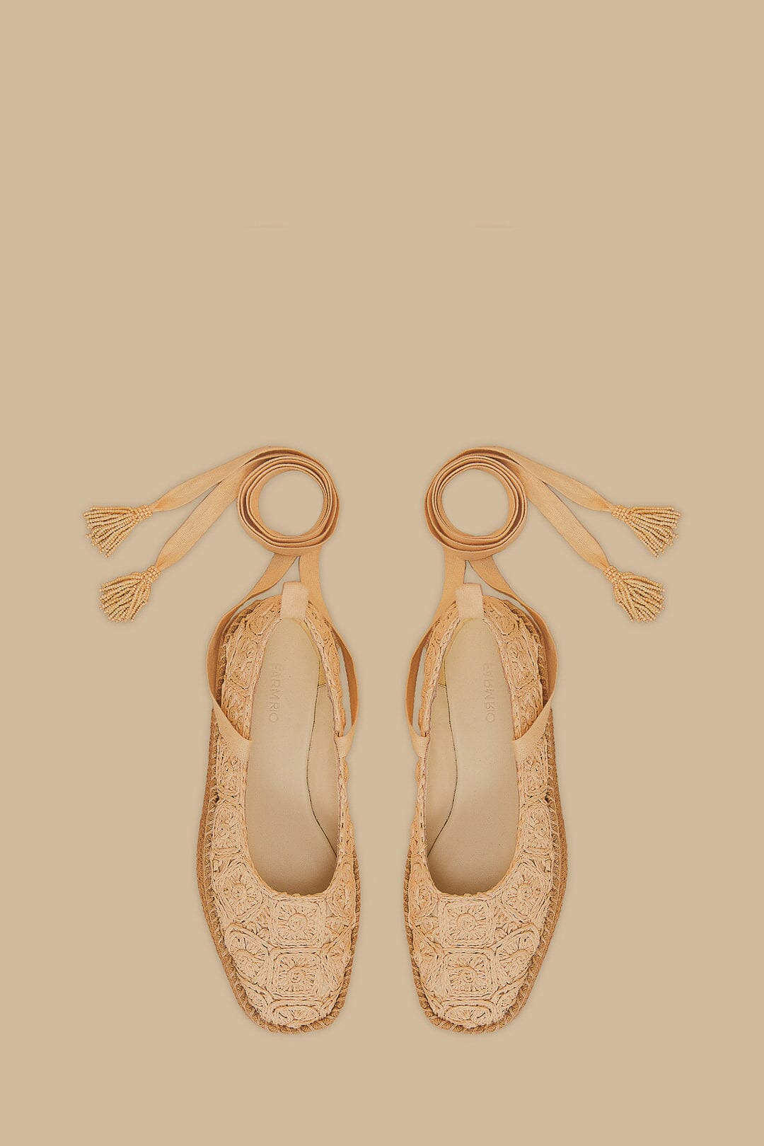 Natural Ballerina Espadrille Flatform Sandal - 5