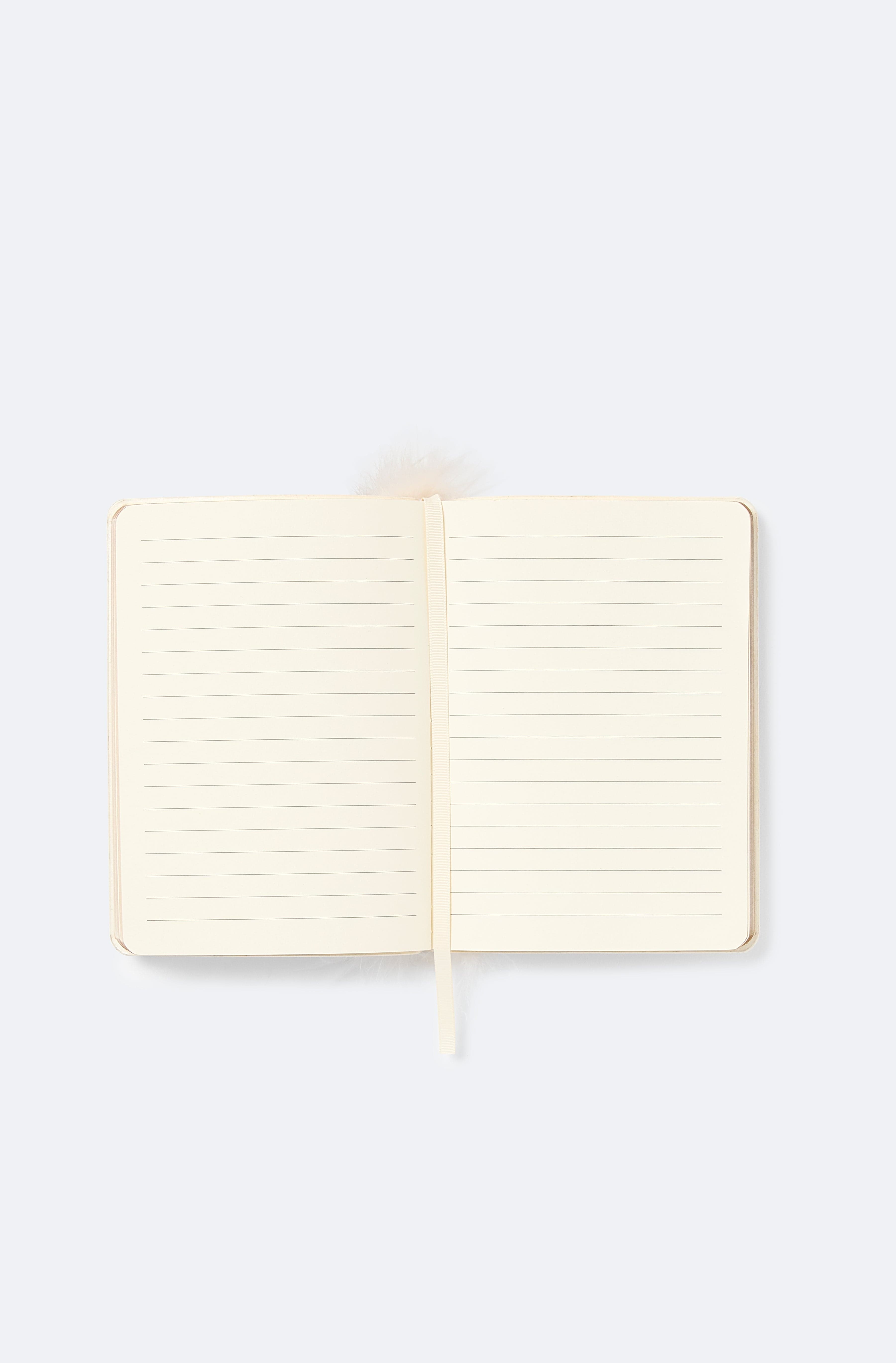 Notebook with Marabou Feathers - 4
