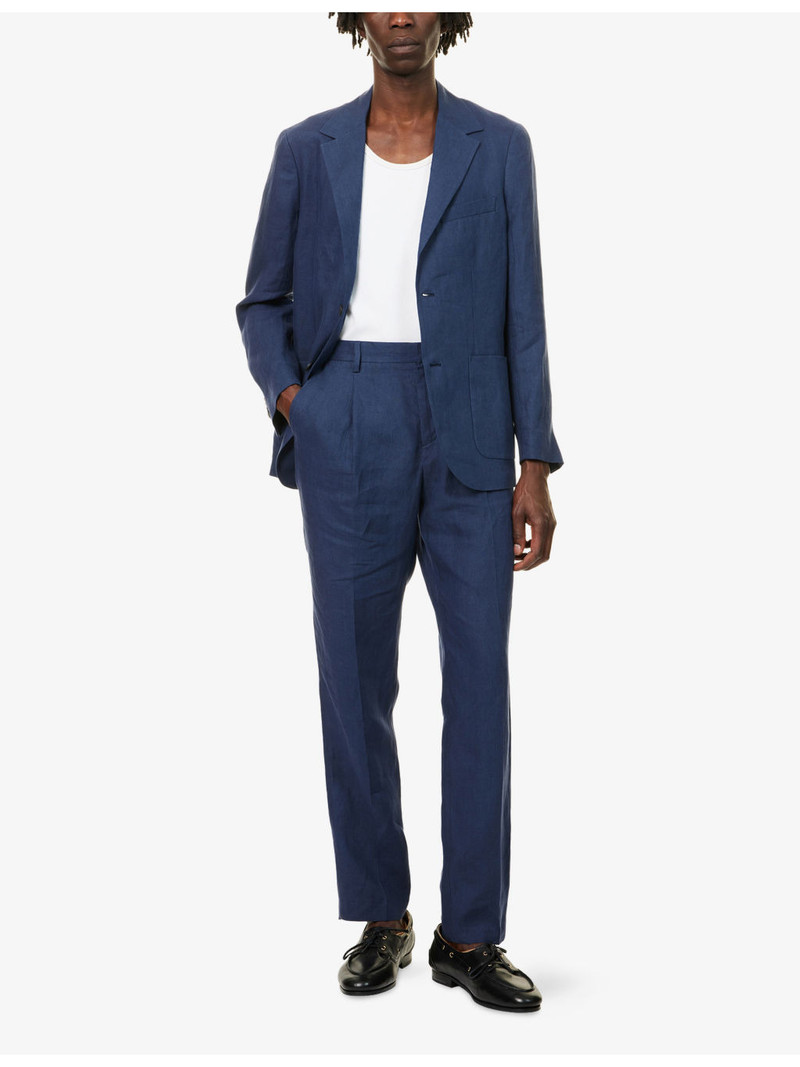Sunspel Notched-Lapel Regular-Fit Linen Blazer outlook