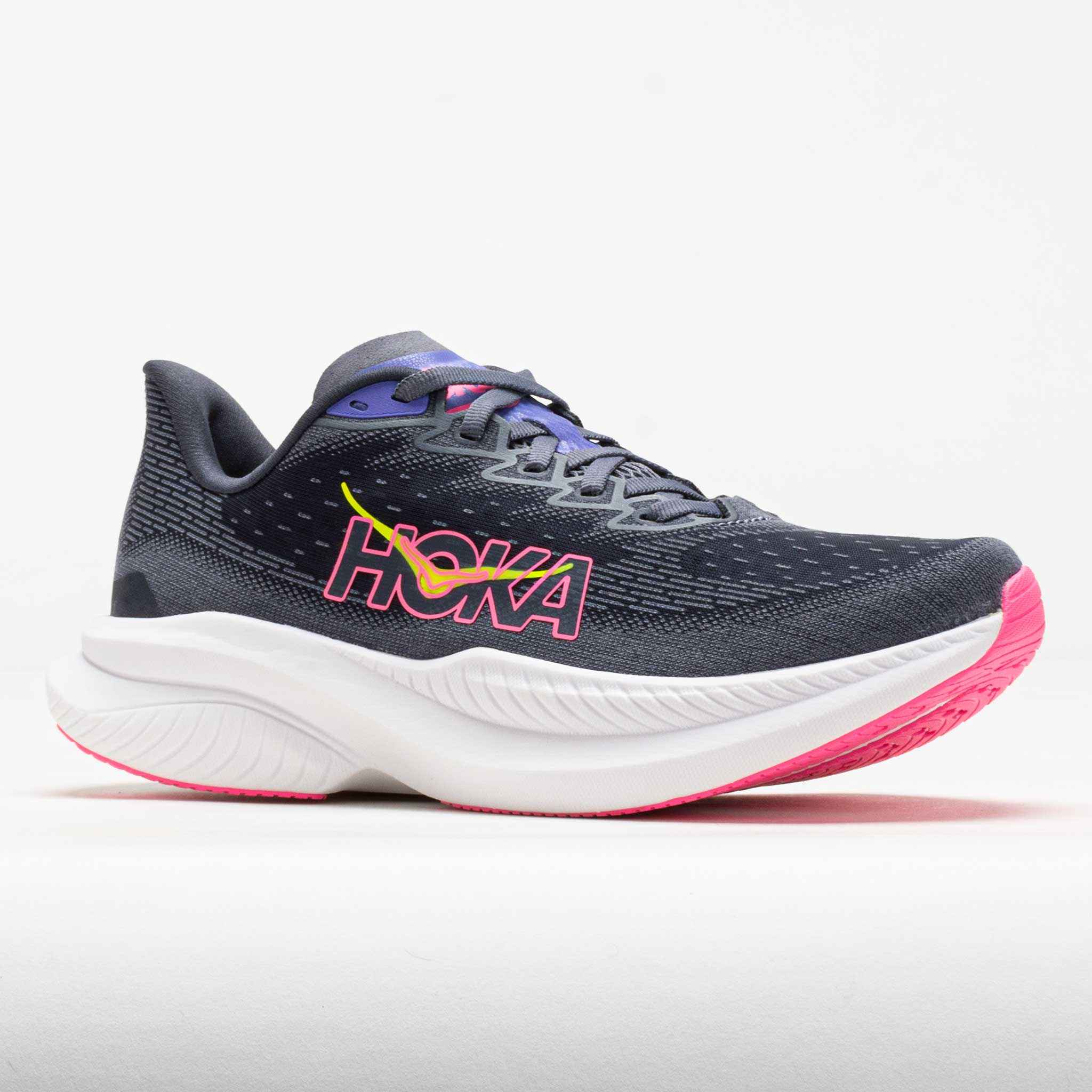 HOKA Mach 6 Women's Grey Skies/Charcoal Grey - 5
