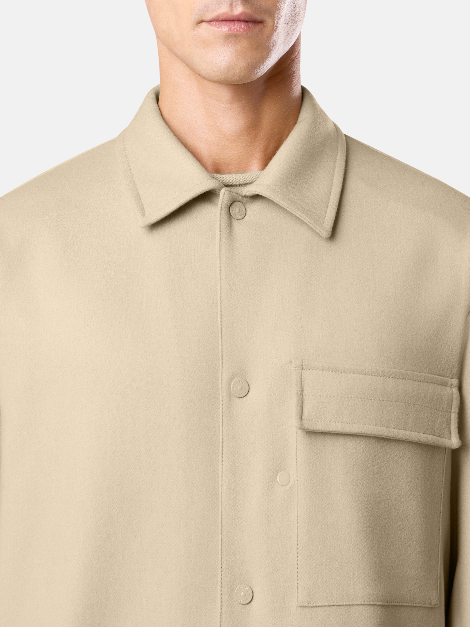 1200028 WOOL NYLON FLANNEL_STONE ISLAND GHOST - 5