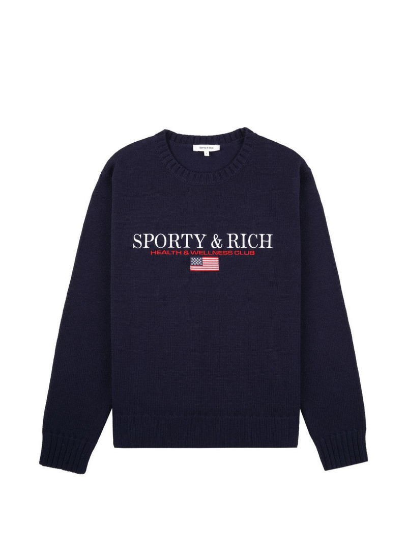 Sporty & Rich S&R Nautical crewneck graphic sweatshirt outlook
