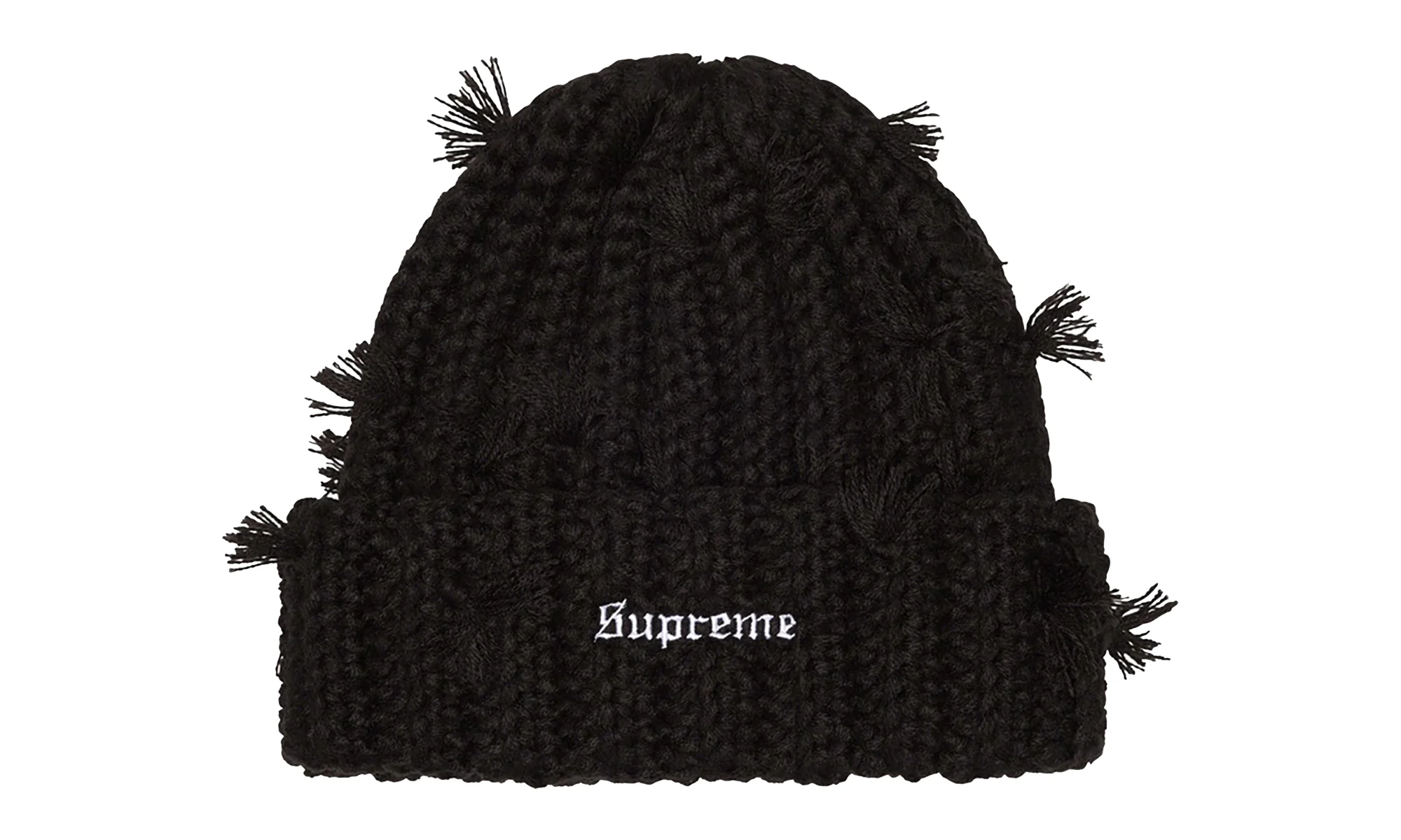 Hand Tied Beanie "FW23 - Black" SU27012 - 1