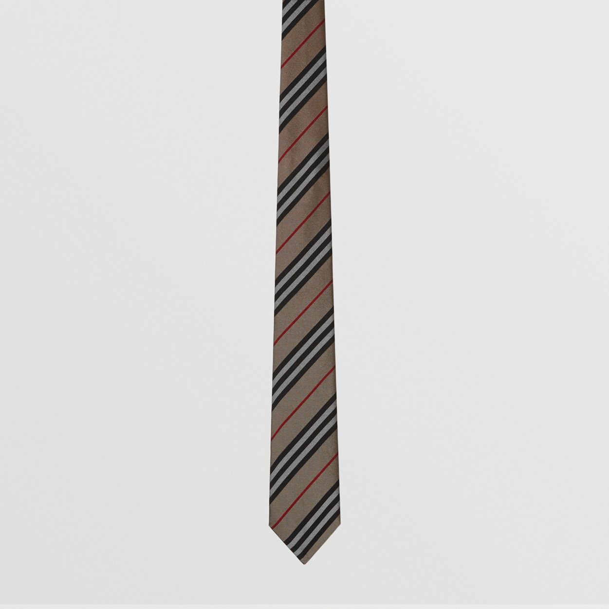 Classic Cut Icon Stripe Silk Tie - 1