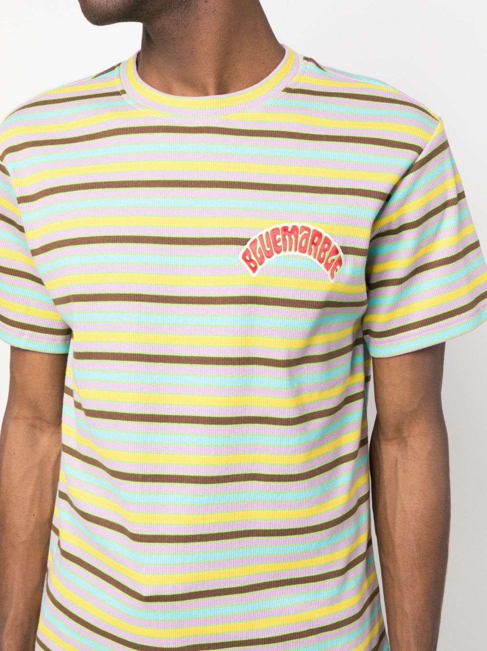 striped cotton T-shirt - 5